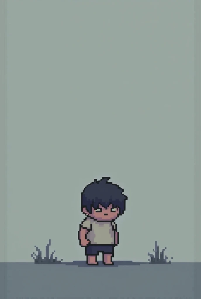 Easy pixelated sadness drawing to make