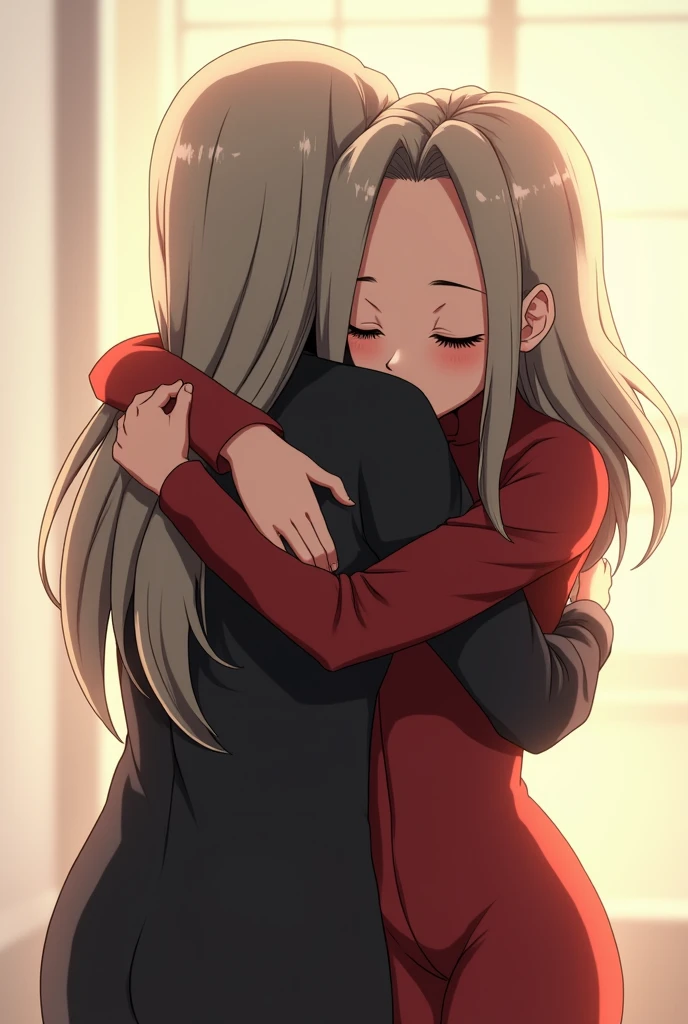 Android 21 giving a hug