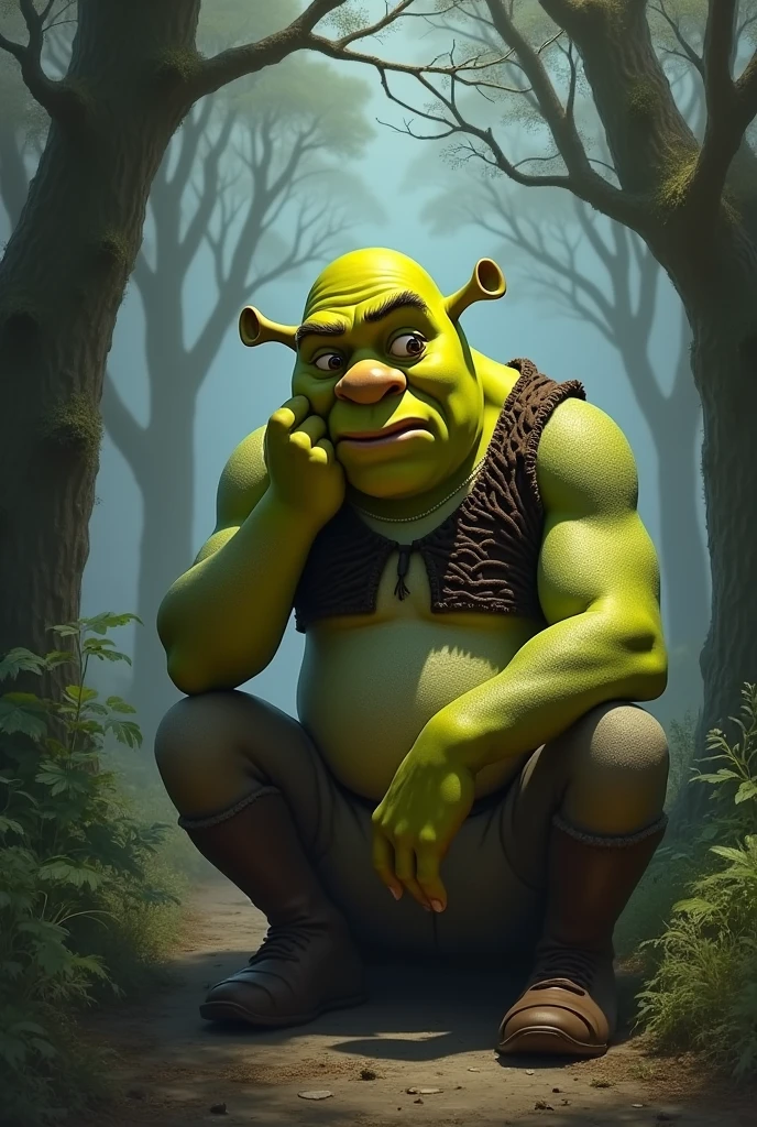 Shrek down
