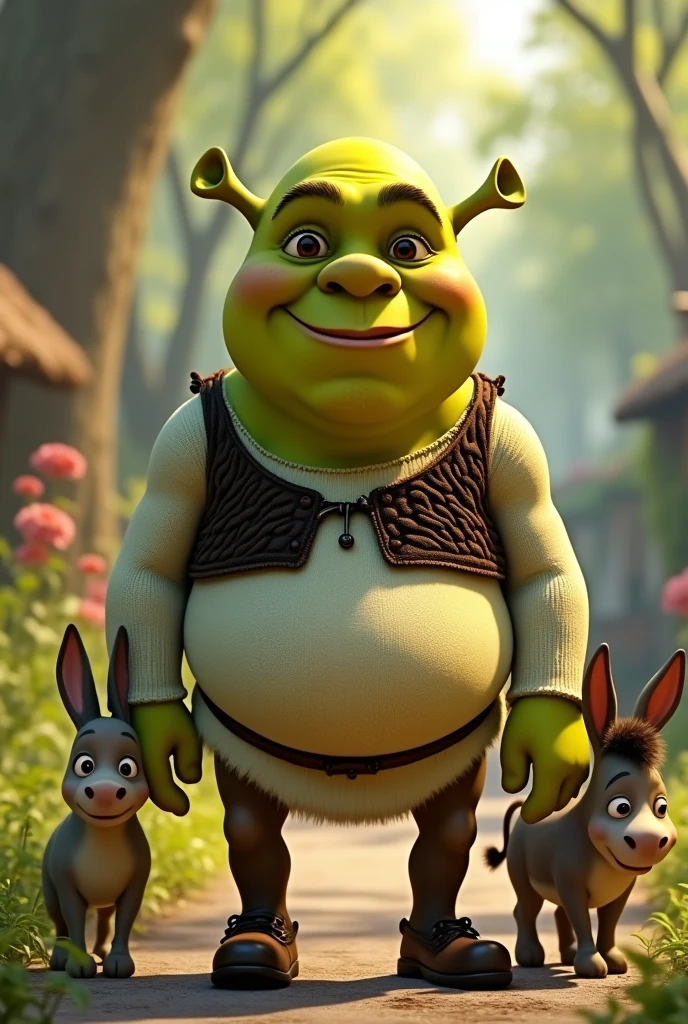 Shrek con síndrome down
