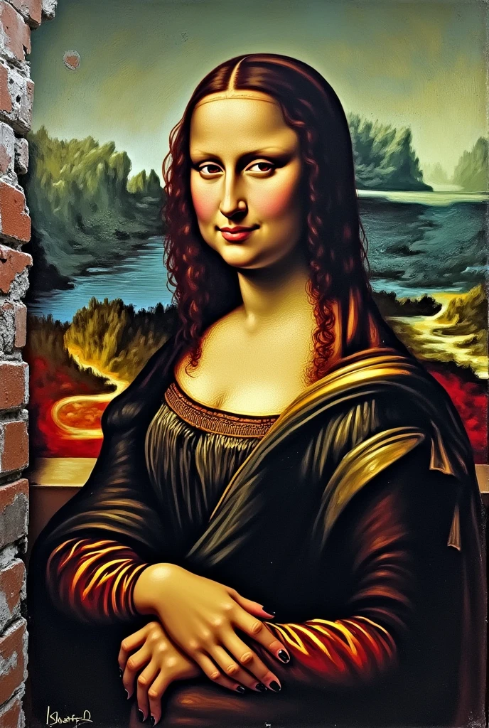 the shameless Mona Lisa, gets high with dealers at the bottom of a council house. SHE DIRECTS TRAFFIC