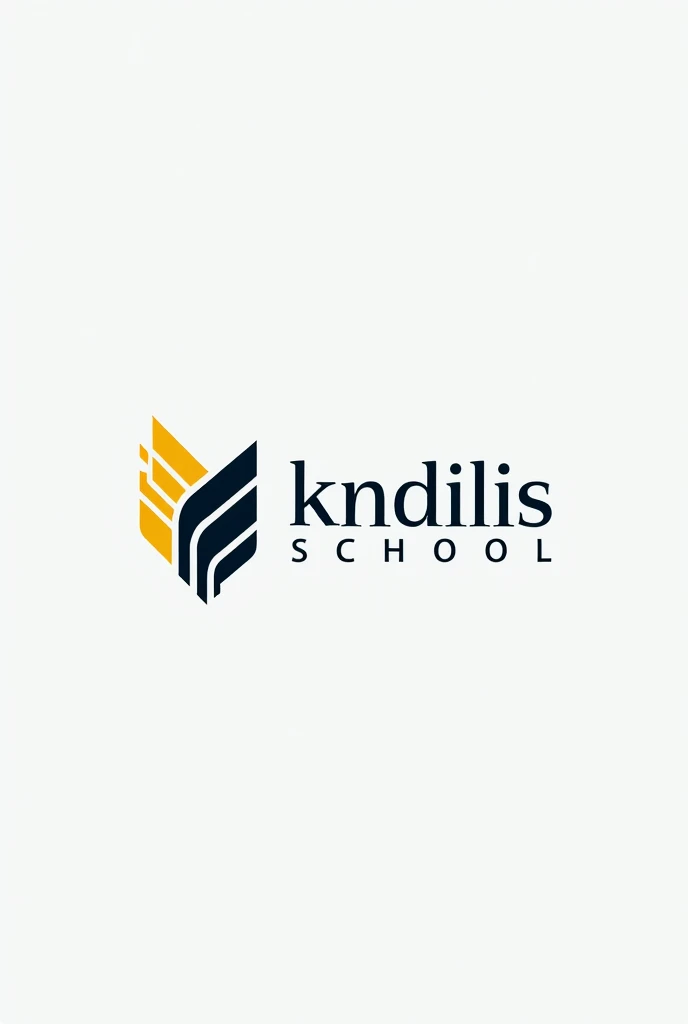 Creative logo concept for a school