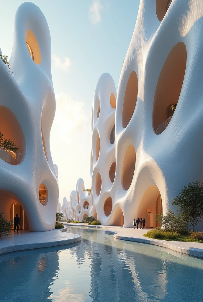 Represent me architectural spatial freedom
, give me several examples