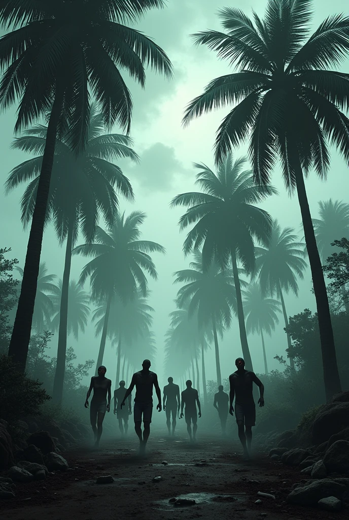 palm trees zombie