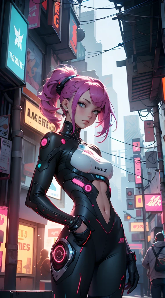 Biolucent Cyberpunk Girl