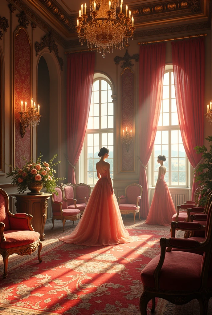 A romantic royal vibe room 