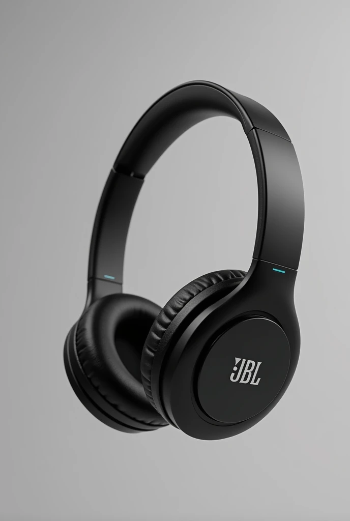 A pair of black wireless headphones from the JBL brand