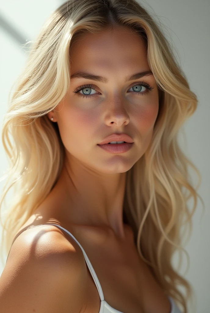 Blonde Woman, not backwards, high resolution