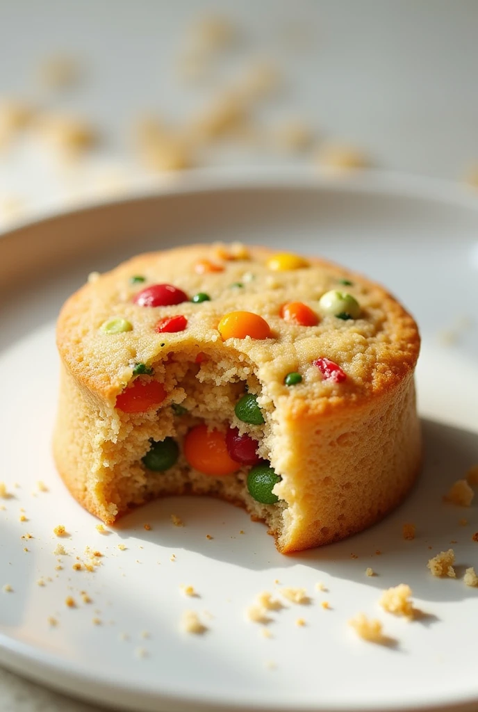 I need a healthy quinoa cookie filled with vegetables, that is eye-catching to eat