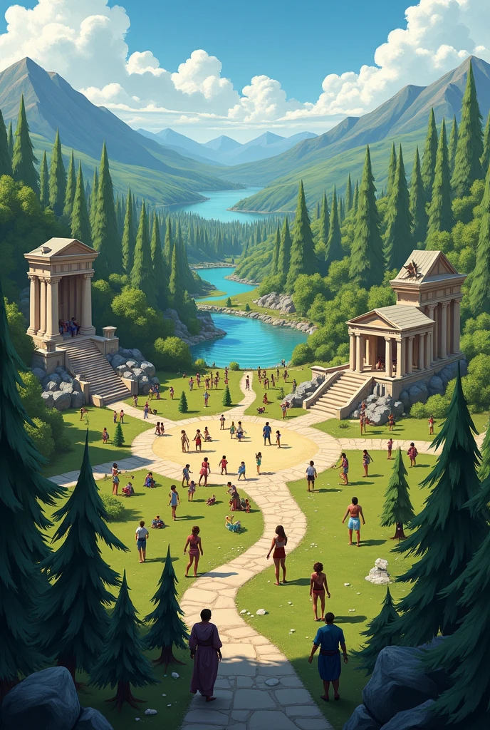 Make a screenshot of Camp Half-Blood