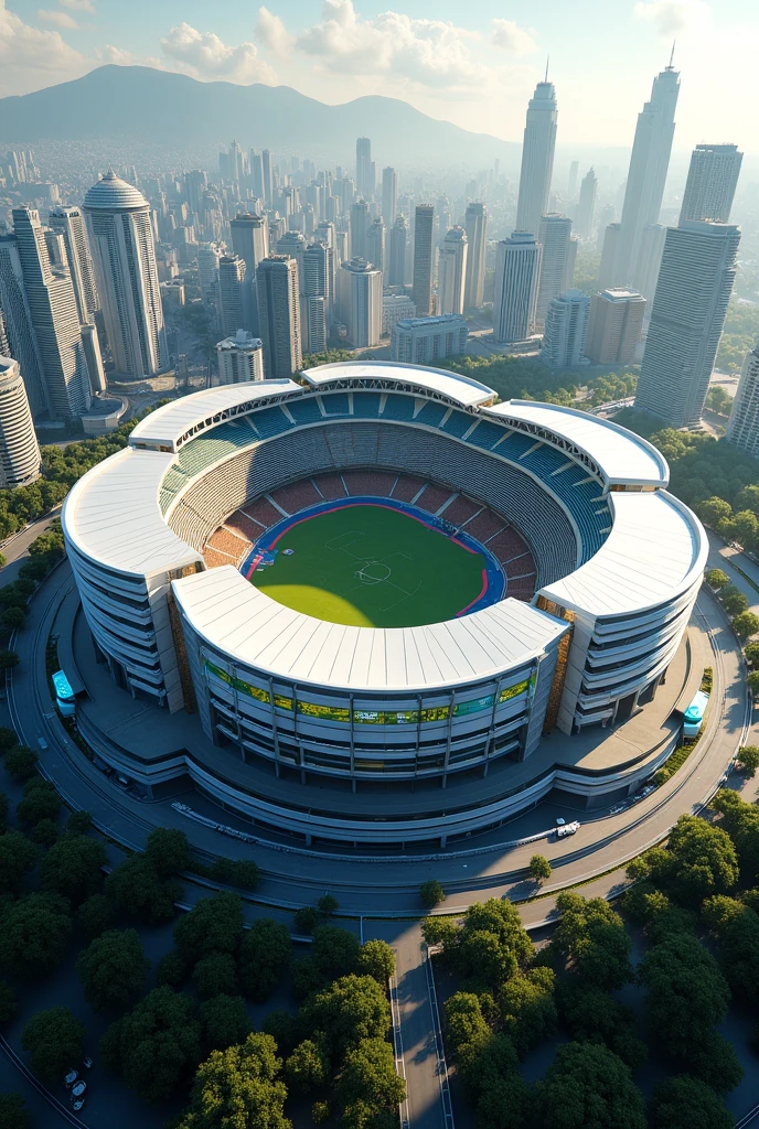 Draw the Catapimba de Moraes stadium