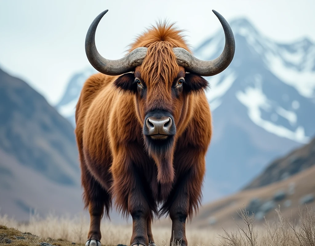 Musk ox, hyperrealistic, ultra detailed camera canon 5d mkII. lens canon 100-400mm mkII f4.5