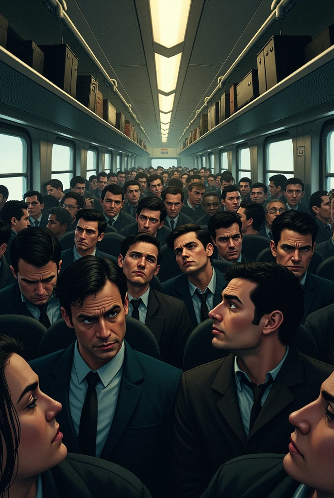 The Crowded Train
The train you're taking on your way from work is packed as usual. You are barely able to move and so can anyone else. Perhaps this is your opportunity to blow off some steam