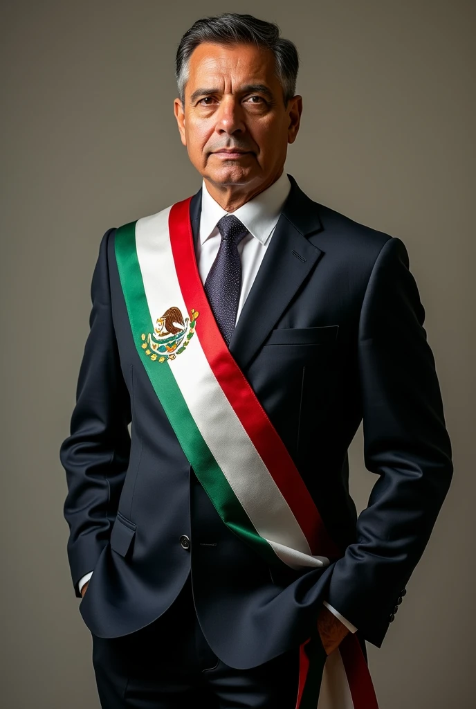 GenerAr estA imAgen https://www.fAcebook.with/photo/?fbid=10161947532750656&set=A.465254755655 con lA BAndA PresidenciAl de México.