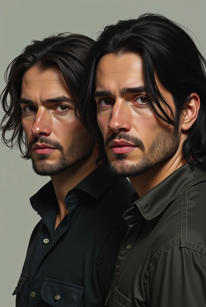 A 2 man with black hair and a thin beard