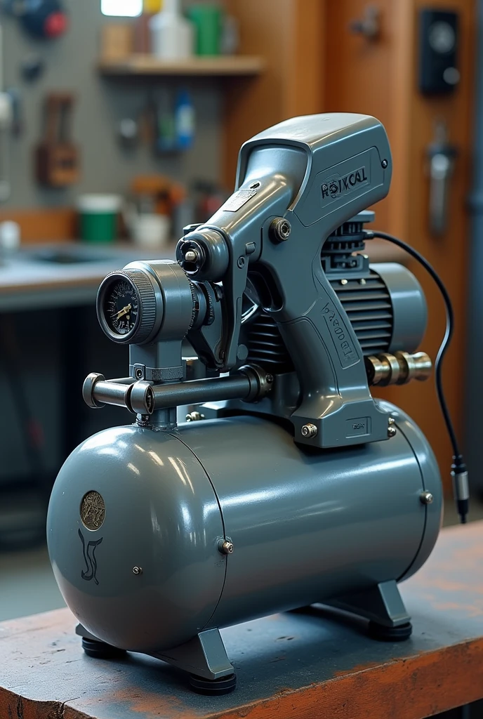 paint gun with compressor