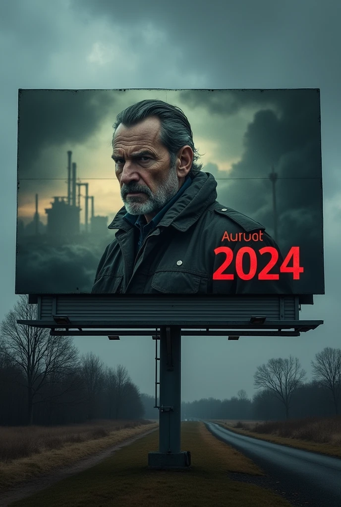 "The man from America"  billboard august 29 terror august 29, 2024