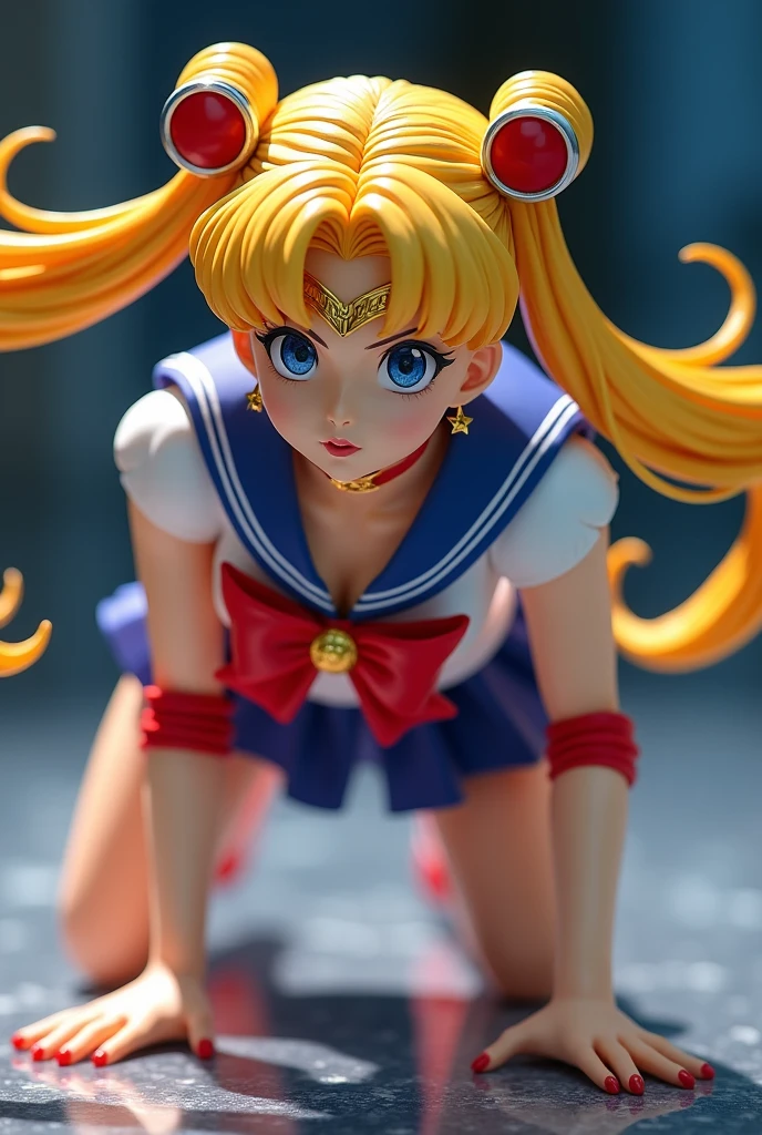 Sailor Moon on all fours PVC Figure