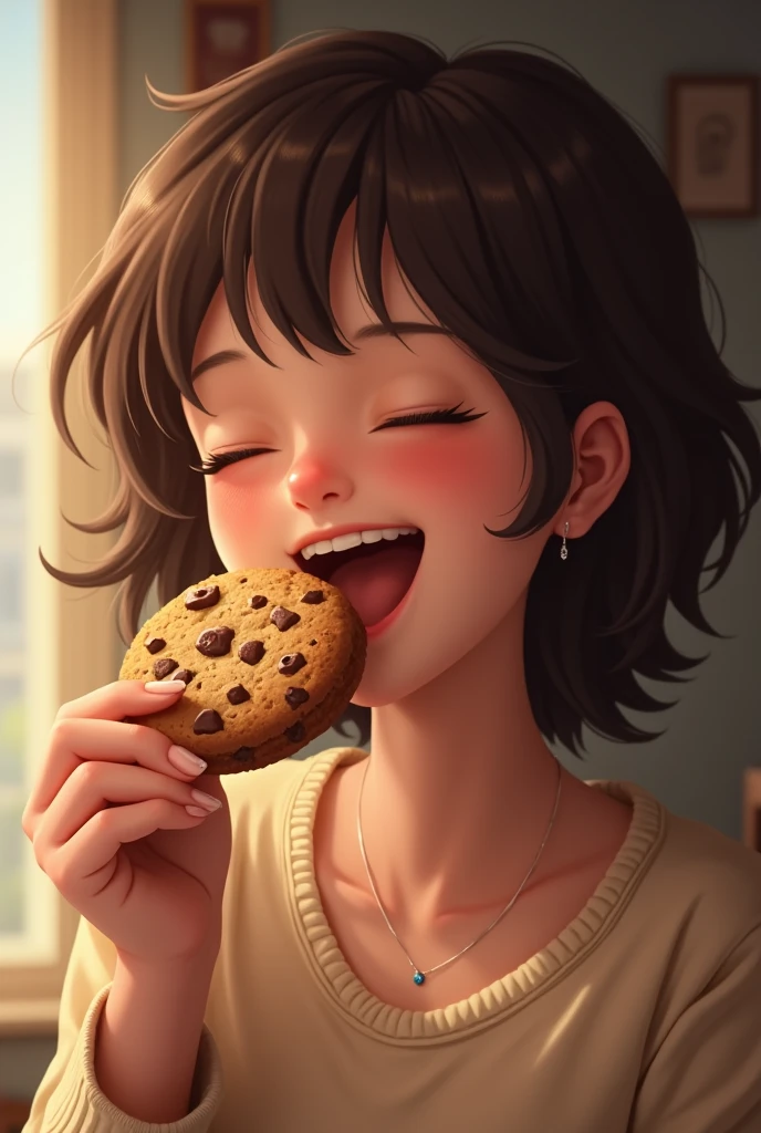 One of the best cookies you've ever sent me is someone eating it