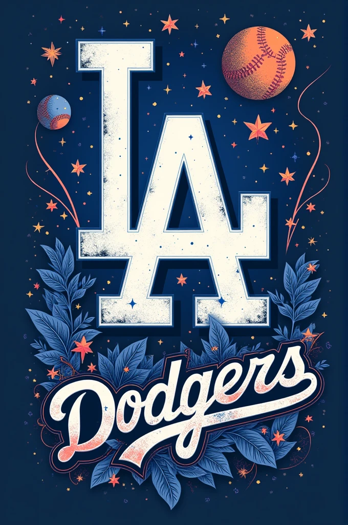 Create a unique shirt for me and my girlfriend ,We are called Angel and Luisana ,We turned 28th October, The logo you will use will be that of the LA Dodgers, and be creative by adding something else to make the shirt look nice