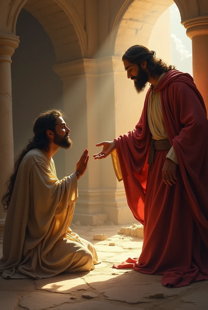 Jesus forgiving sin