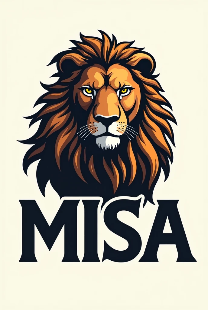 A cool logo of a lion with a huge word saying Misa 
