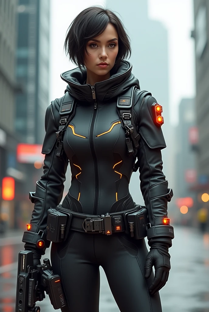 What would a female firefighter's uniform look like in 2090?