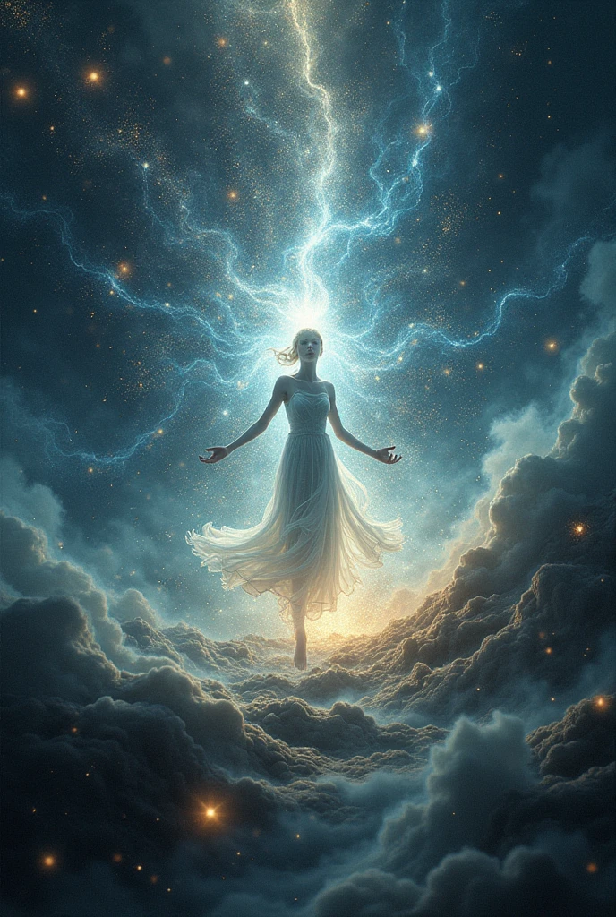 Make my image about quantum physics more real and long 