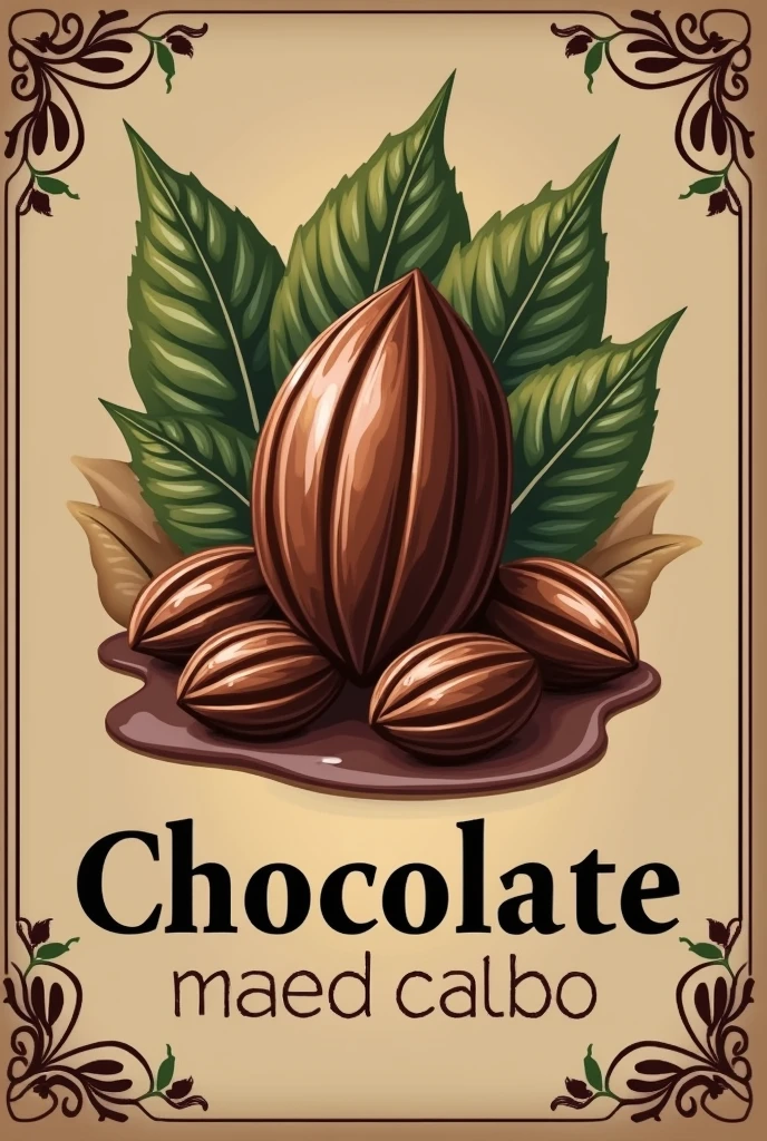 Create a very creative and classic chocolate logo