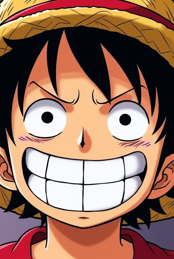 luffy smiling face