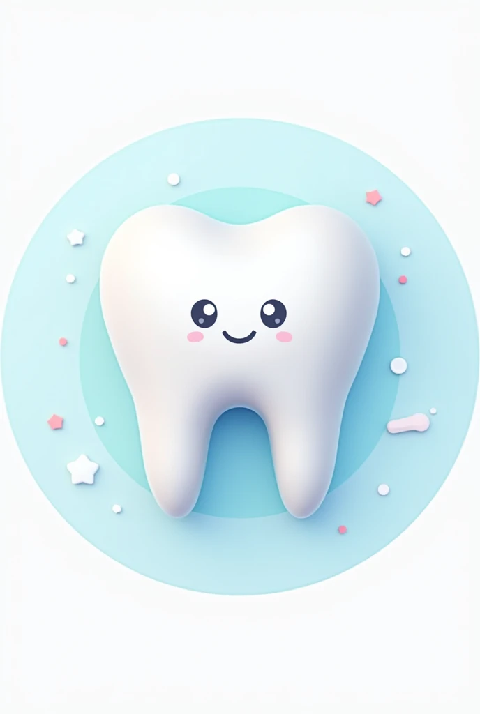 a logo for an application called: vicky dental assistant that the logo is a tooth
