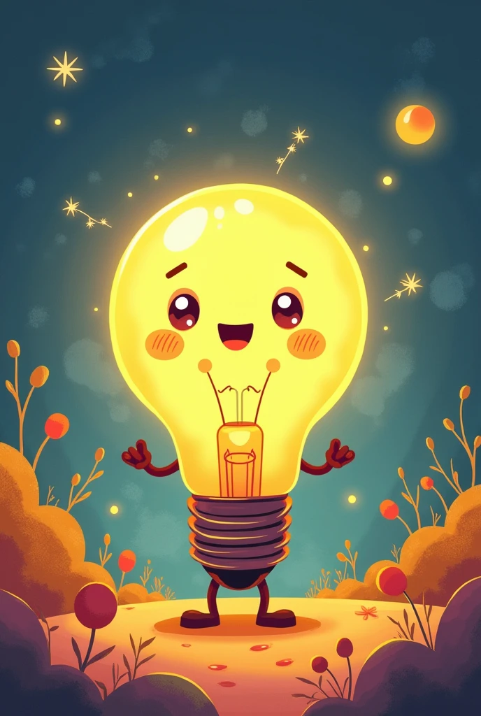 Add a picture of a light bulb to the previous drawing