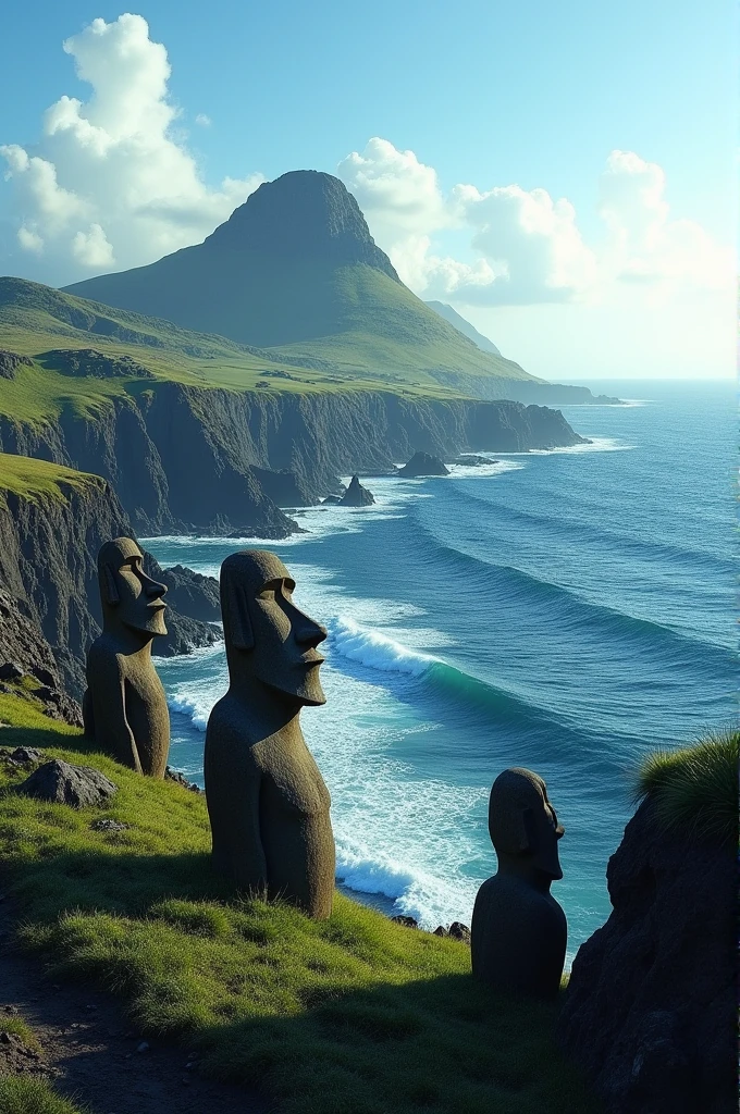Easter Island seen from afar