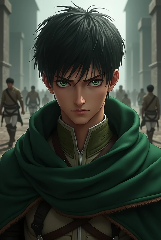 Enzo Vogrincic en cosplay de Eren Yeager