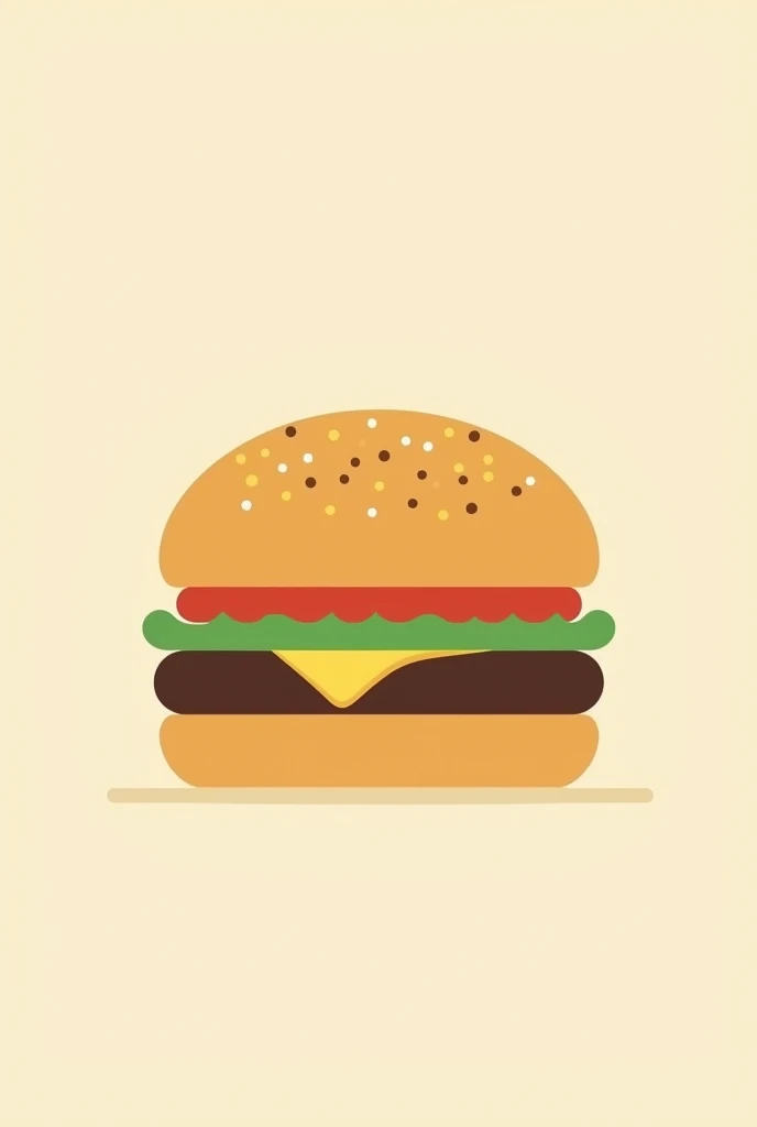 A hamburger isotype