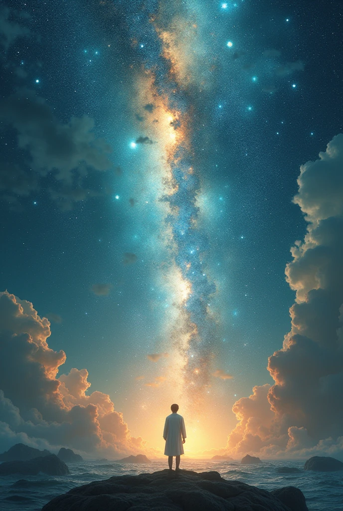 draws the infinite contrasting with the momentary
