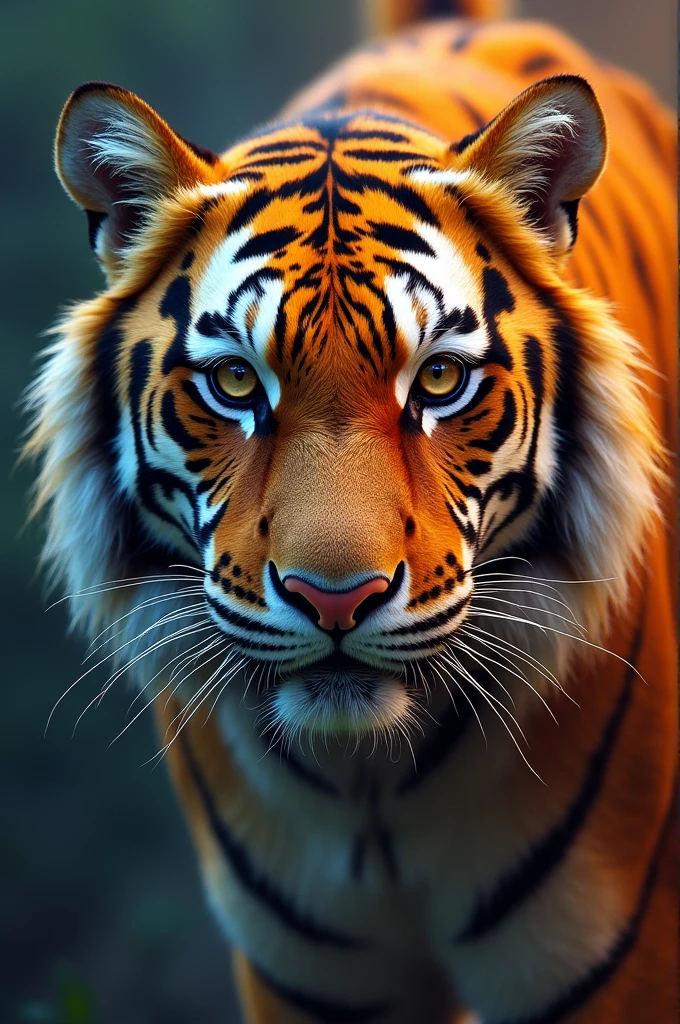 the mix of a tiger and a dragon