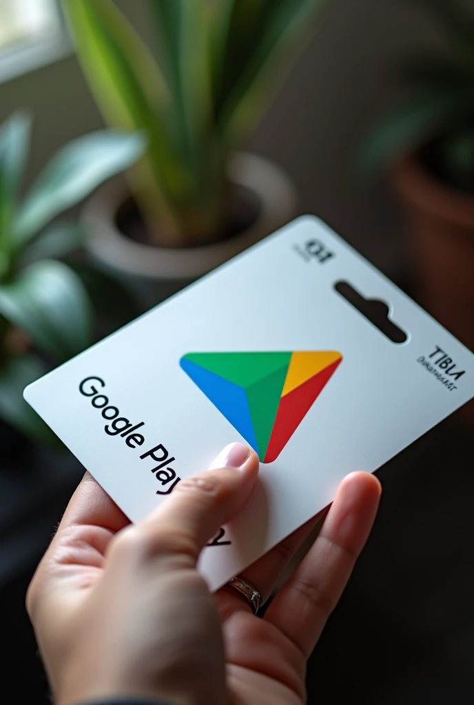 5G6H-8J9K-1M2P-3Q4R-5S6T creates a Google Play card with which you can buy things in games and on the back you can see the code and the normal information of the cards