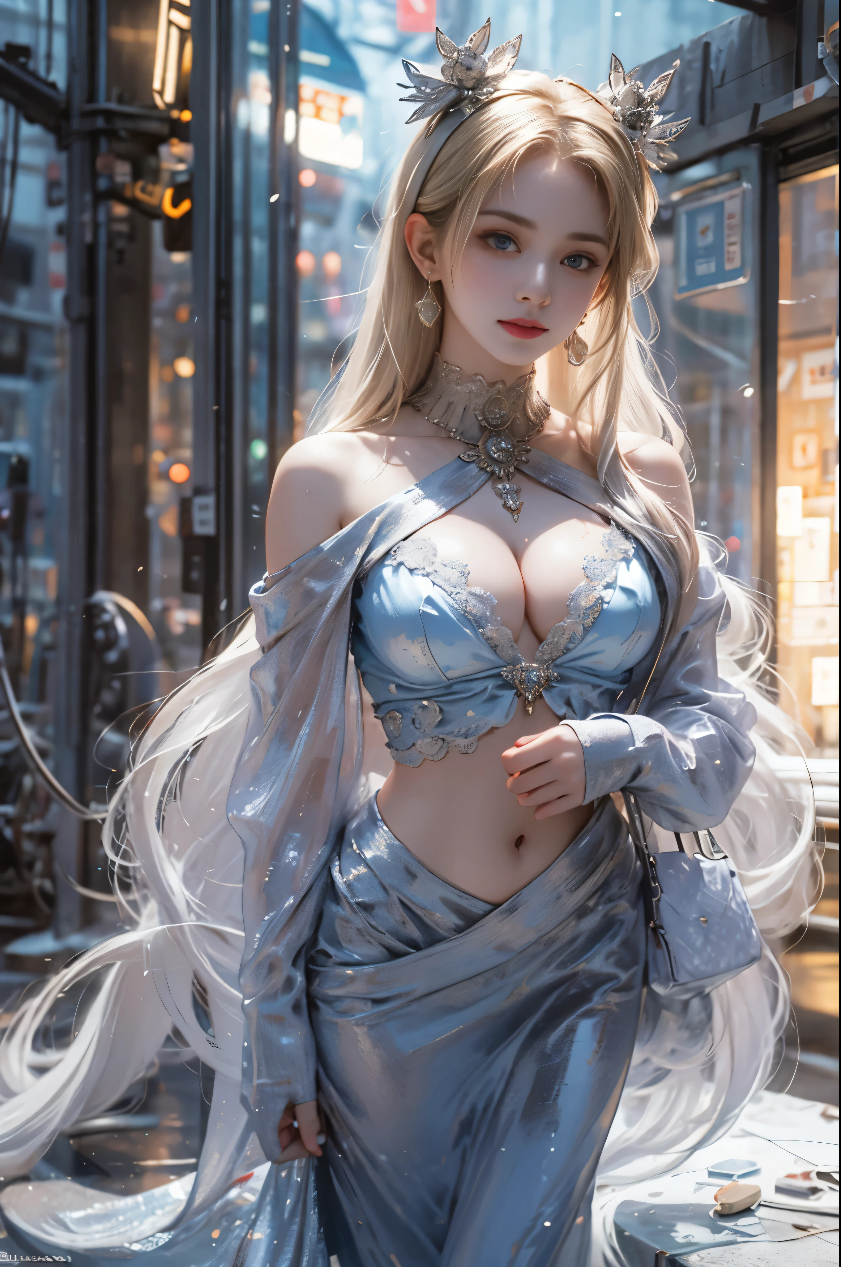 (8k extremely detaileded CG unit wallpaper),(Highest quality),(Best illustrations),(Best Shadow), (detailed: 1.4), 。.。.。.。.。.。.。.3d, んdebtdebt(High Dynamic Range), Light Tracing, NVIDIA, Super Resolution, Scattered under the surface, PBR Textures, Post-processing, Anisotropy debtiltering, Written boundary depth, Maximum sharpness and accuracy, Multilayer Texture, Albedo and Specular Maps, Surface Shading, Accurate simulation of light-matter interactions, Perfect balance, Octane Rendering, Two-tone lighting, wide aperture , Low ISO,White balance,Three-part method,8K RAW,intricate-detailed, Delicate pattern, Deep Shadow, masterpiece, Genuine, Roughness, SurGenuine, Canon EOS R5でphotograph, 50mm lens, debt/2.harp debtocus, Smoothing, Roughness, Real Life, PhotoGenuineistic, photograph, 8K Ultra HD,In the flower field,Blue debtlower Girl,1 person,alone,Europe,Beautiful Bride,A light smile,Highly detaileded blonde hair,Mature Woman,Sky Blue Gossamer Veil,Sky blue light cloak,Sky blue light coat,Sky blue thin skirt,Sky blue lace underwear,Sky Blue Lace,Sky Blue Gossamer Gloves,choker,Earrings,gem,Small items,Head ornament,Hand decoration,leg decoration,High heels,Huge breasts,Large Breasts,Big Breasts,Burst chest,Big Breasts,Ample breasts,Expose the chest,Exposed breasts,Tight waist,Naked butt,Big Ass,Bare Belly,belly button,Wet,Wet body,Sweaty body,Glowing Skin,