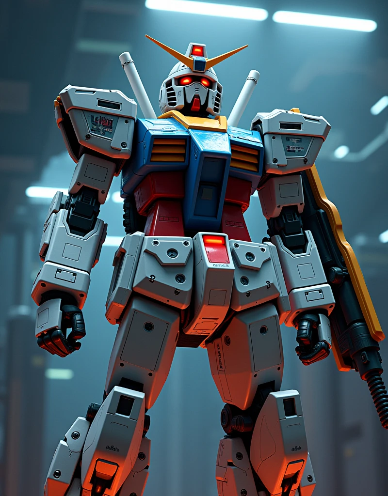 (masterpiece),(Highest quality),(Super detailed),(Ultra-high resolution),(Best illustrations),(Design drawing),(rough sketch:1.5),(Hard Edge:1.2),robot,Mobile Suit Gundam,Gundam,RX78-2,(((Twin Eye))),(Detailed face drawing:1.3),Faithful to the original,8k,wallpaper,highly detailed,intricate details,hyperrealistic,cinematic lighting,dramatic shadows,vibrant colors,industrial,mecha,futuristic,mechanical,engineering,blueprint,schematic,technical,engineering,mechanical engineering,concept art