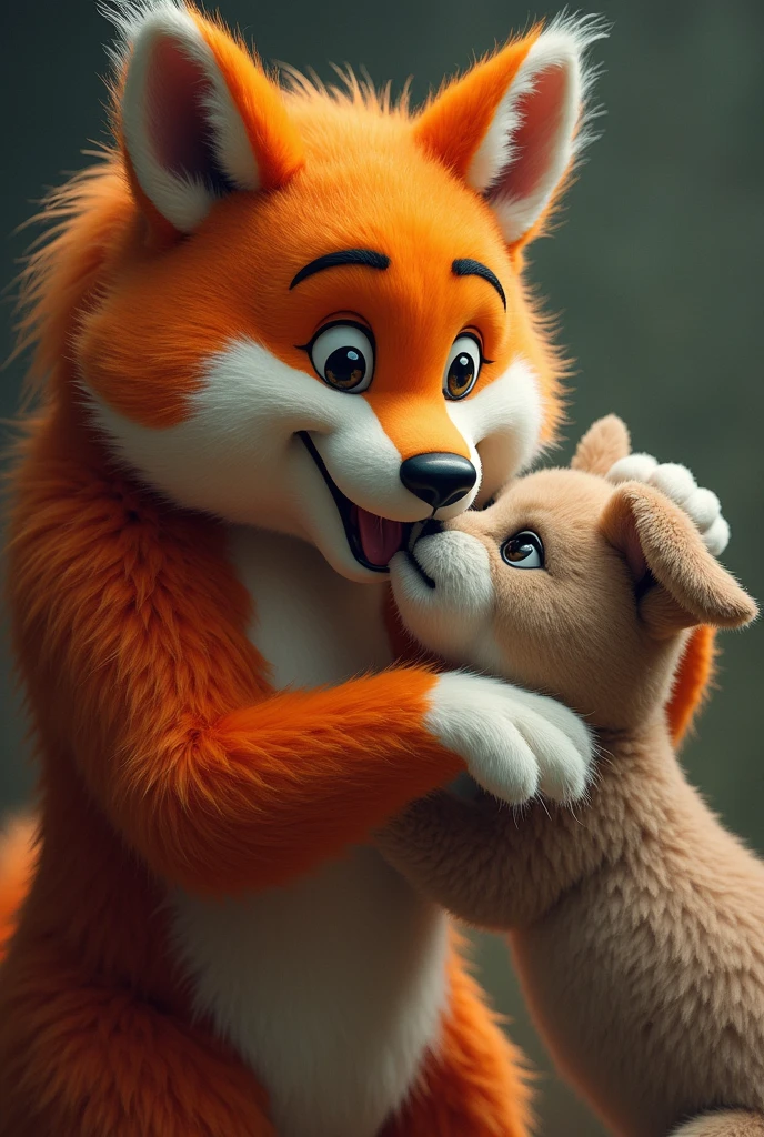 Have a furry sucking another furry&#39;s penis