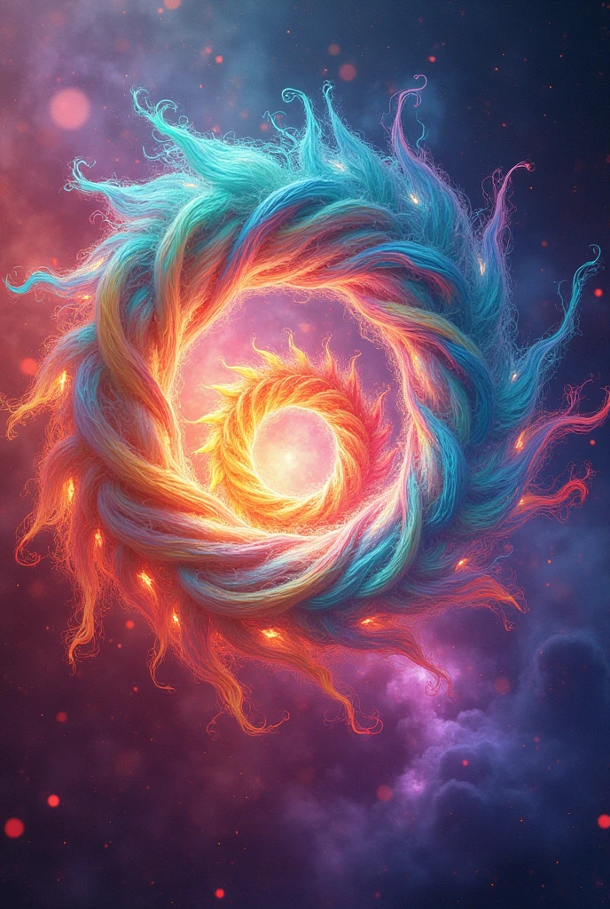 I want you to say: Rainbow vortex and have a colorful streamer style