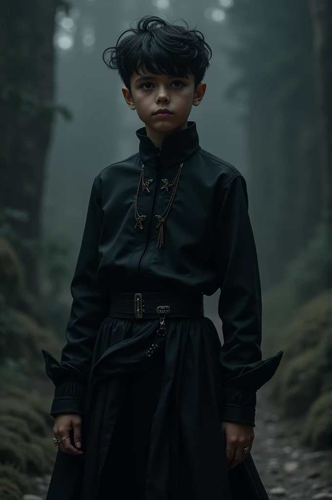 Diamond boy in black clothes