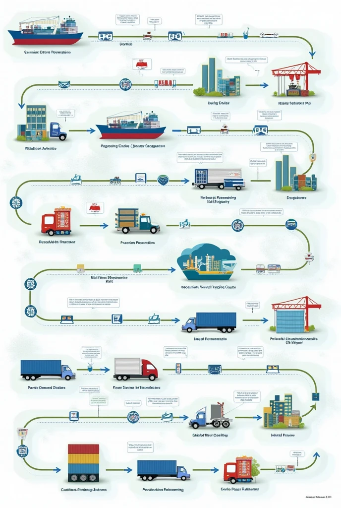 Container Supply Chain Planning Process Flowchart