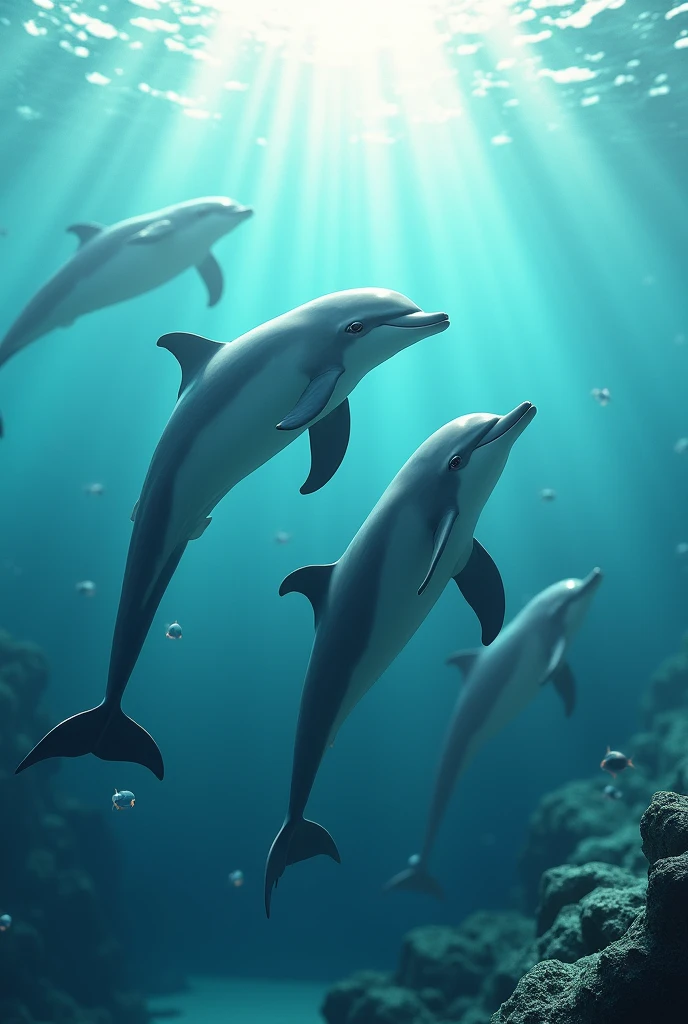 n of some dolphins
