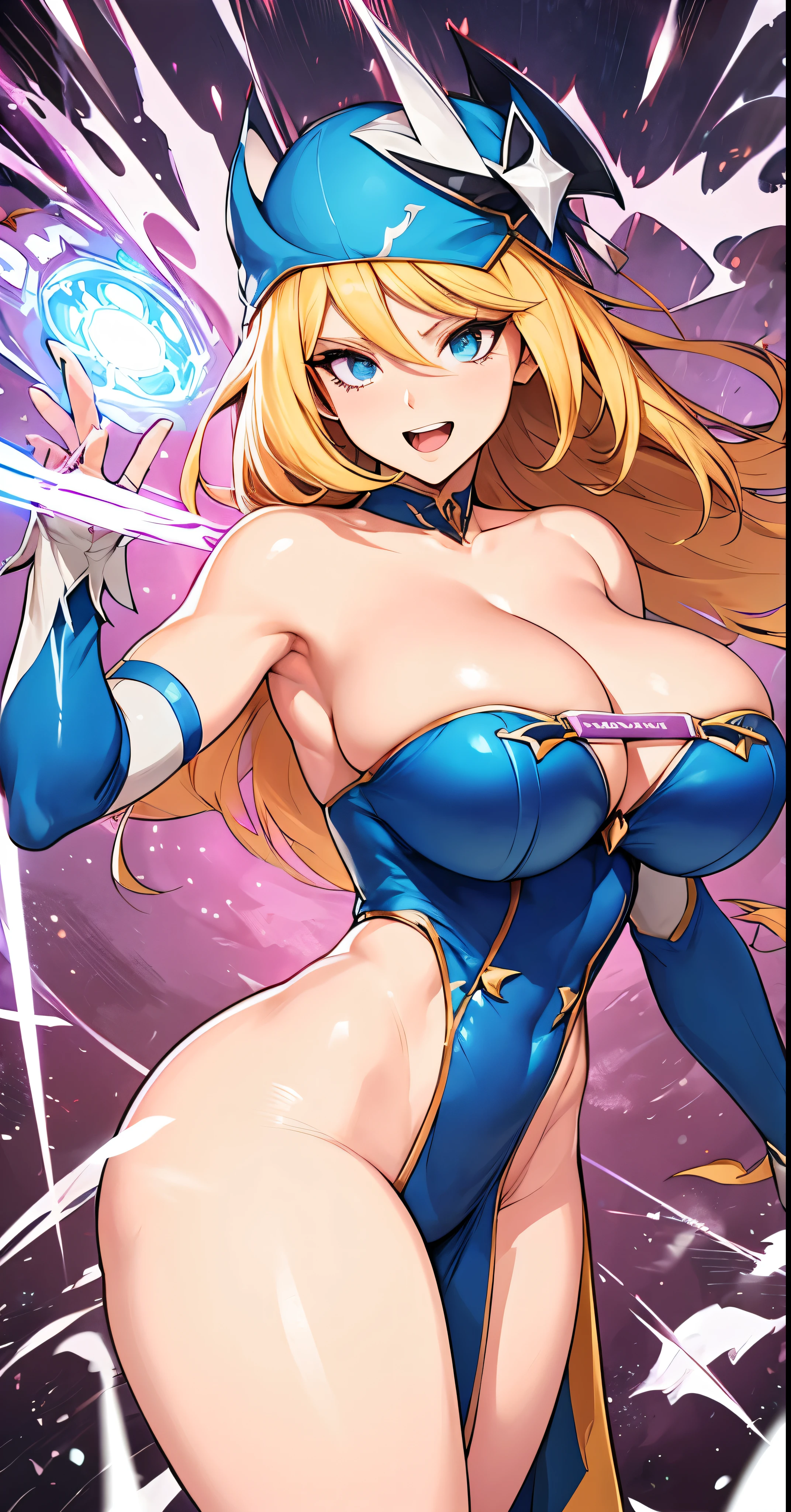 an energetic magical-girl in a battle pose, highly textured skin, anti-aliasing, color-graded, floating motes, dynamic volumetric lighting, nikon D850