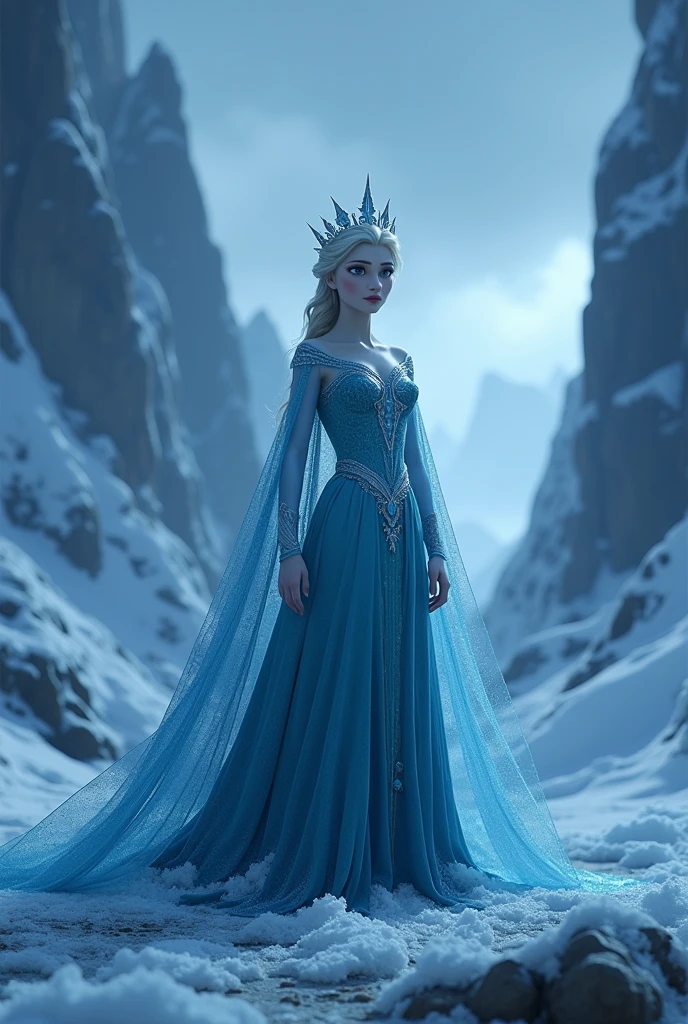 DVD still from dark fantasy adventure film 1981 “Frozen” Elsa from Frozen