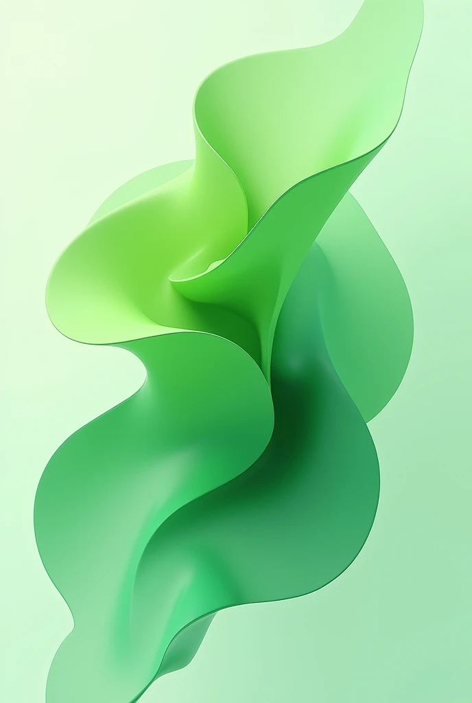 ABSTRACT written in a design like a pro artist all green