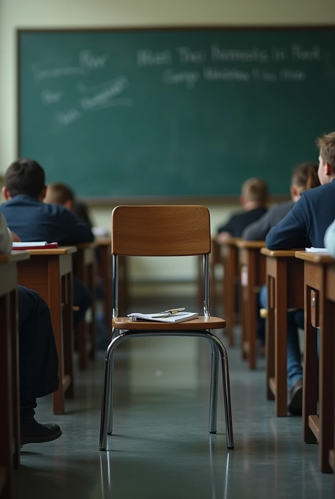 Create an image that represents the unjustified failure to attend a class