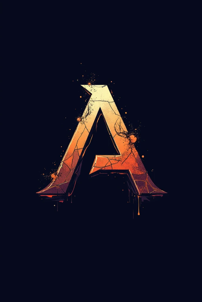 Create a logo with the initials arvim, but only very creative letters